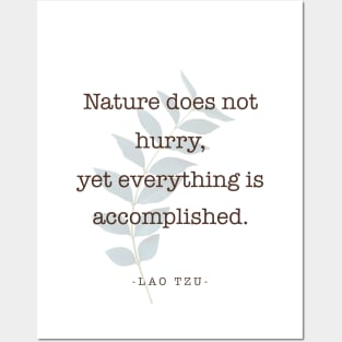 Lao Tzu - Nature - Quote Posters and Art